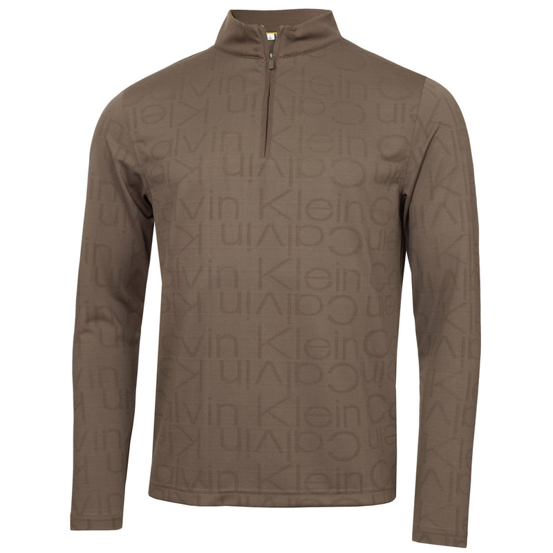 Calvin Klein Avondale Half Zip Pullover - Cedar Brown