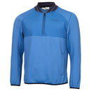 Calvin Klein Greenside 1/2 Zip Hybrid Bomber - Blue Hibiscus