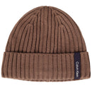 Calvin Klein Albon Ribbed Beanie - Cedar Brown