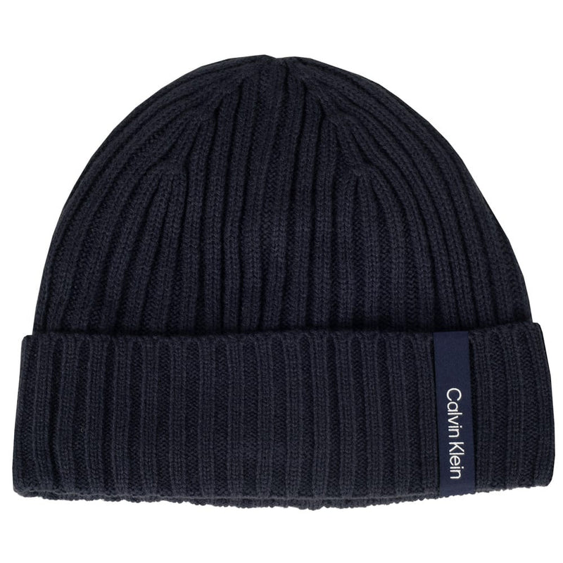 Calvin Klein Albon Ribbed Beanie - Navy