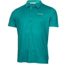 Calvin Klein Abstract Watercolour Printed Polo Shirt - Sea Green