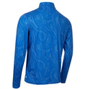 Calvin Klein Printed Newport Half Zip - Sapphire