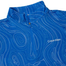 Calvin Klein Printed Newport Half Zip - Sapphire