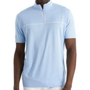 Calvin Klein Grange Mock Neck Polo Shirt- Bluebell