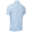 Calvin Klein Grange Mock Neck Polo Shirt- Bluebell