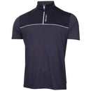 Calvin Klein Grange Mock Neck Polo Shirt - Navy