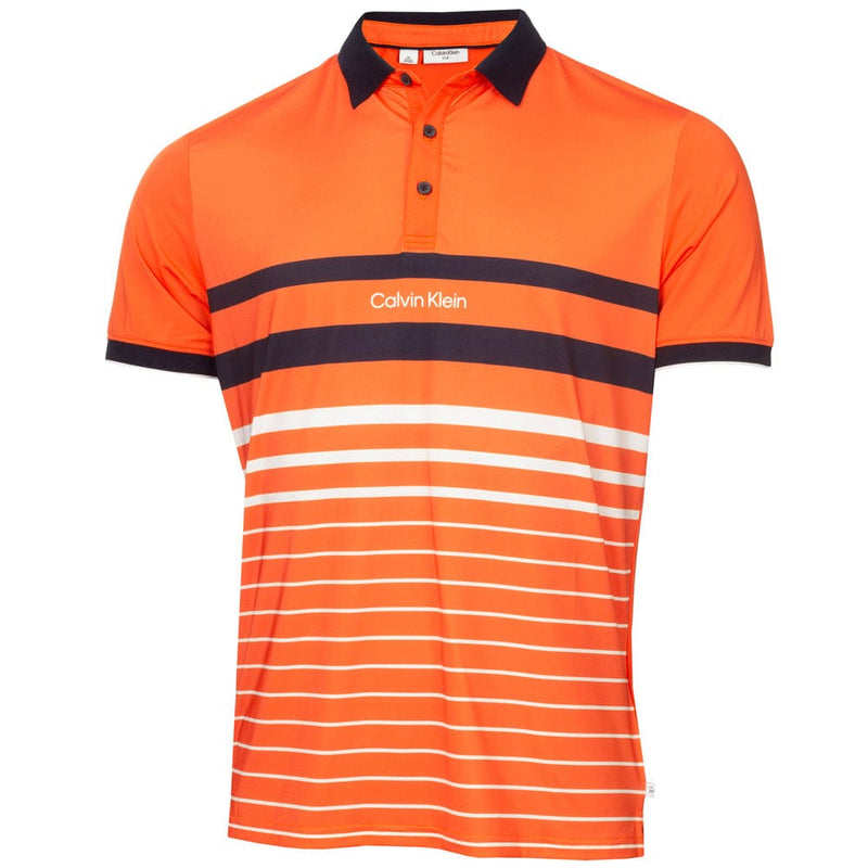Calvin Klein Newberry Polo Shirt- Mandarin