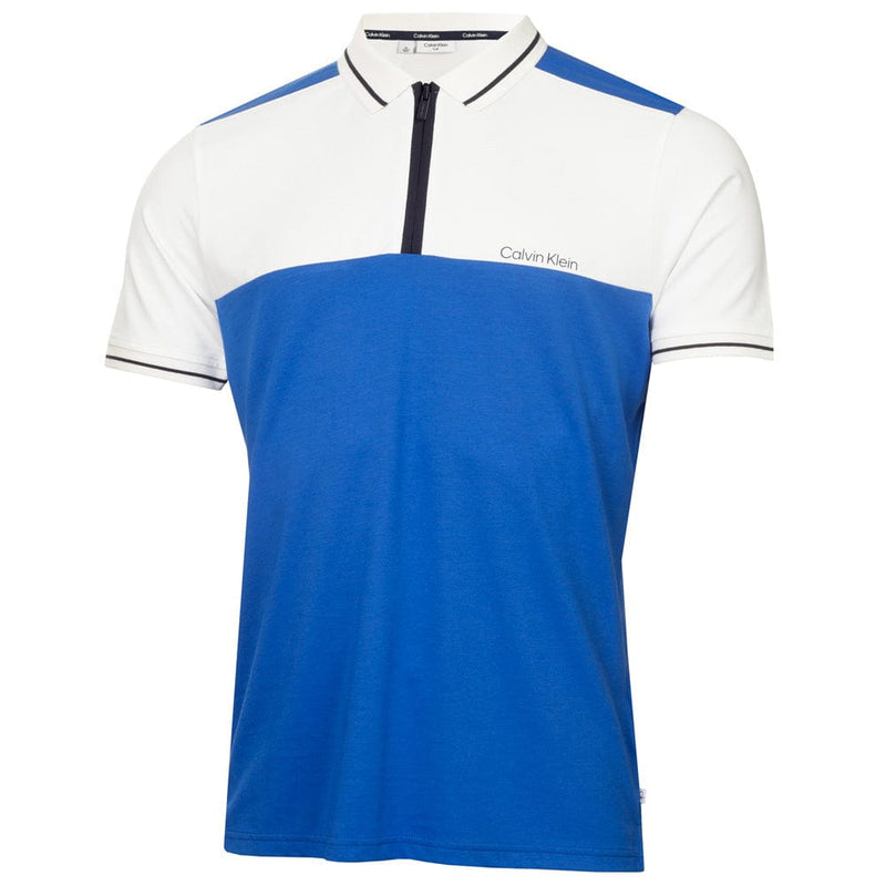 Calvin Klein Springhill Colour Block Polo Shirt - Sapphire