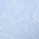 Calvin Klein Marble Print Polo Shirt - Bluebell