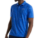 Calvin Klein Marble Print Polo Shirt - Sapphire