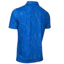 Calvin Klein Marble Print Polo Shirt - Sapphire
