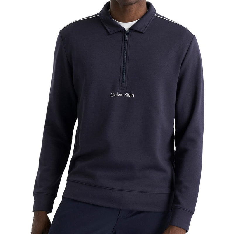 Calvin Klein Rossmore Collared Half Zip - Navy