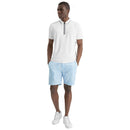 Calvin Klein Marble Print Bullet Shorts - Bluebell