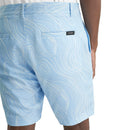 Calvin Klein Marble Print Bullet Shorts - Bluebell