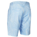 Calvin Klein Marble Print Bullet Shorts - Bluebell