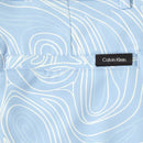 Calvin Klein Marble Print Bullet Shorts - Bluebell