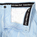 Calvin Klein Marble Print Bullet Shorts - Bluebell