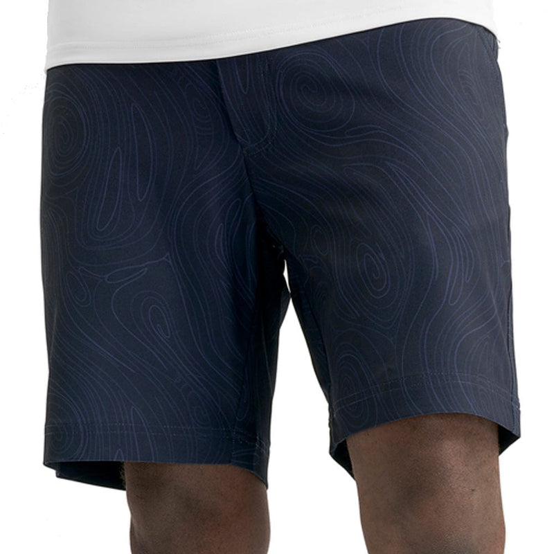 Calvin Klein Marble Print Bullet Shorts - Navy