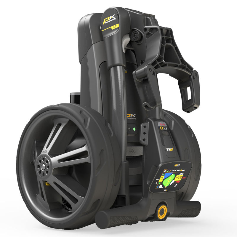 PowaKaddy CT8 GPS Electric Trolley - Gun Metal - 2024