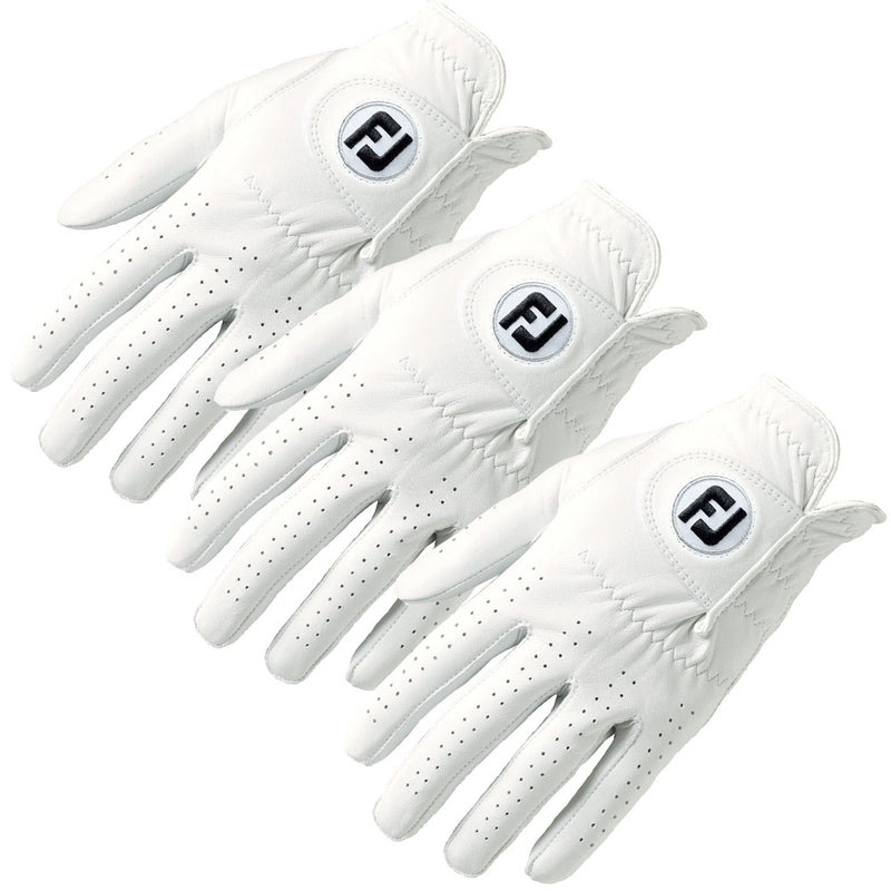 FootJoy CabrettaSof Golf Glove - White - 3 for 2