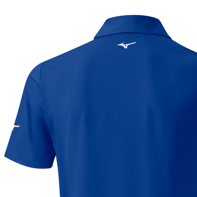 Mizuno Cali Stripe Polo Shirt - Blue