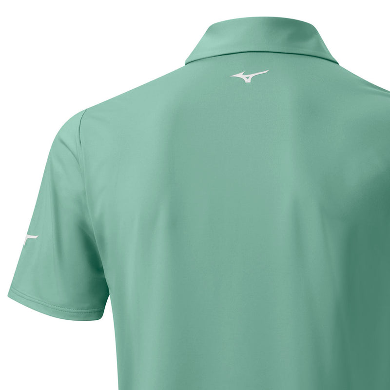 Mizuno Cali Stripe Polo Shirt - Canton Green