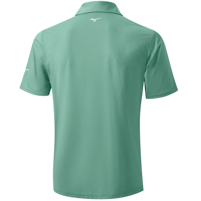 Mizuno Cali Stripe Polo Shirt - Canton Green
