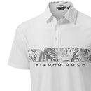 Mizuno Cali Stripe Polo Shirt - White