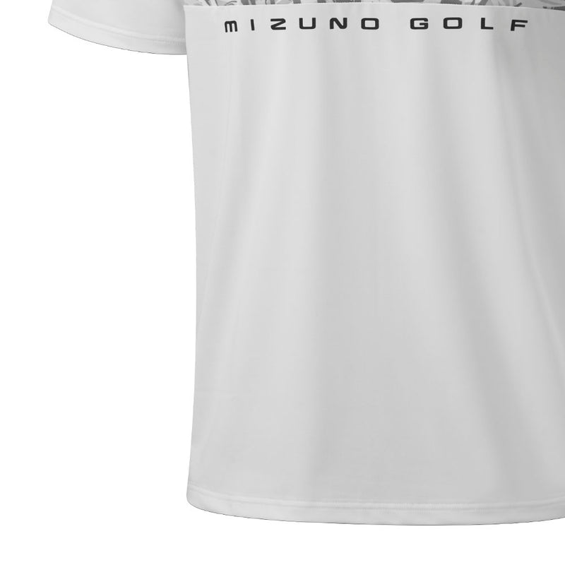 Mizuno Cali Stripe Polo Shirt - White