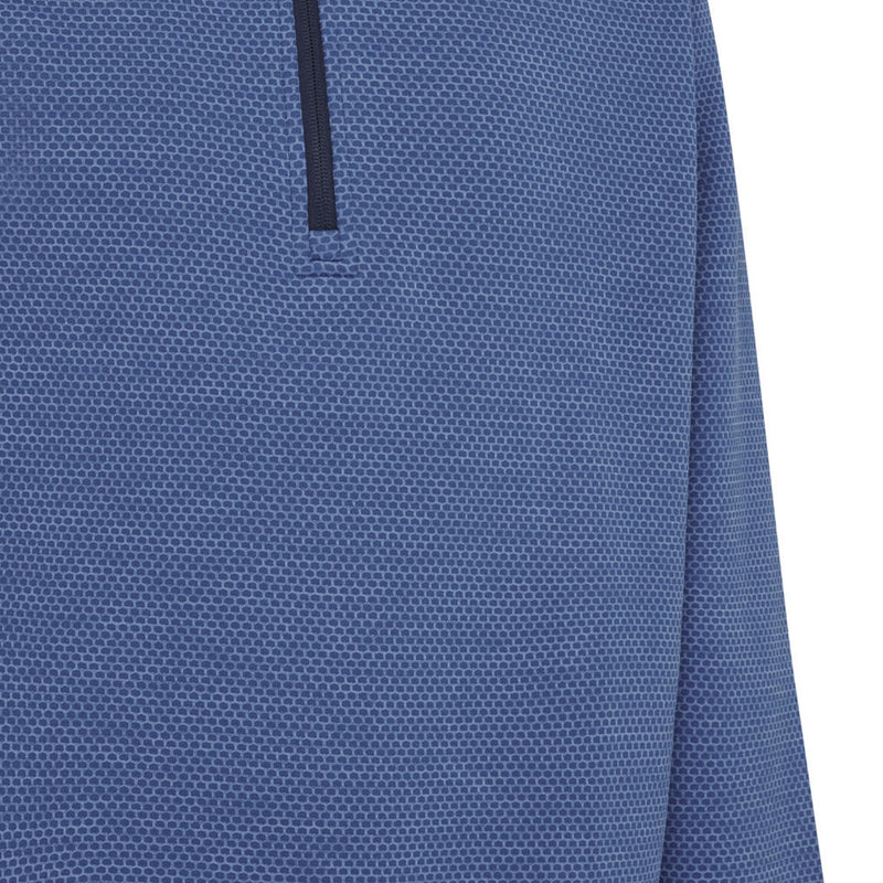 Callaway 1/4 Zip Hex Fleece - Med Galaxy Heather