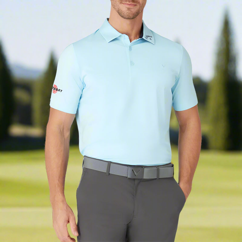 Callaway 3 Chev Odyssey Polo Shirt - Arctic Paradise