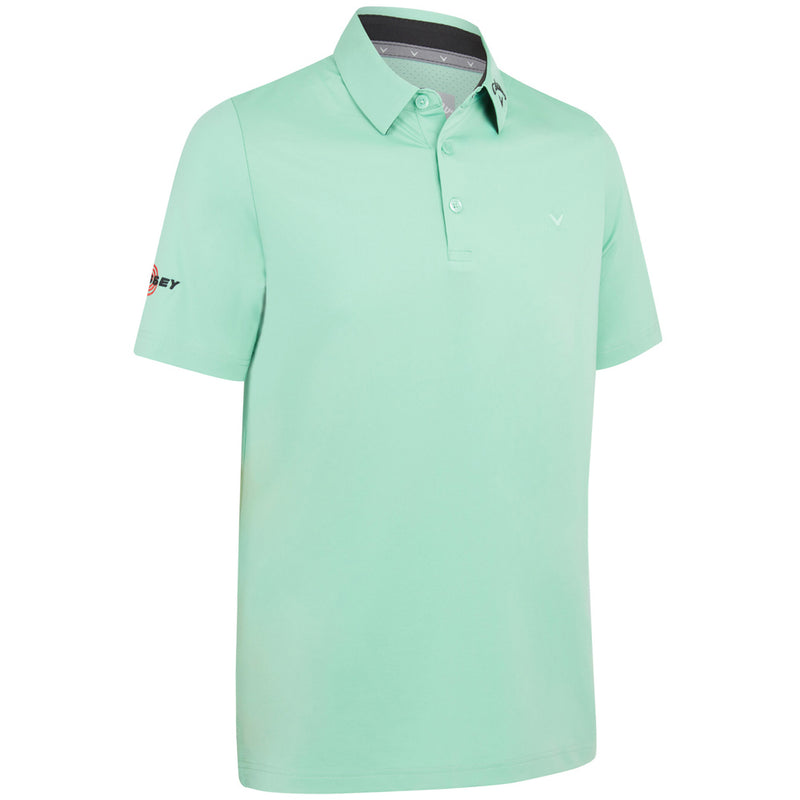 Callaway 3 Chev Odyssey Polo Shirt - Neptune Green