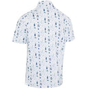 Callaway All Over Essential Print Polo Shirt - Bright White
