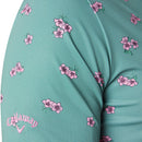 Callaway Azalea Gingham Polo Shirt - Galapagos Green