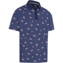 Callaway Azalea Gingham Polo Shirt - Peacoat