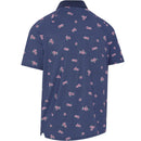 Callaway Azalea Gingham Polo Shirt - Peacoat