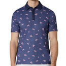 Callaway Azalea Gingham Polo Shirt - Peacoat