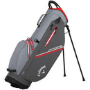 Callaway Chase Dry Waterproof Stand Bag - Steel/Graphite/Red