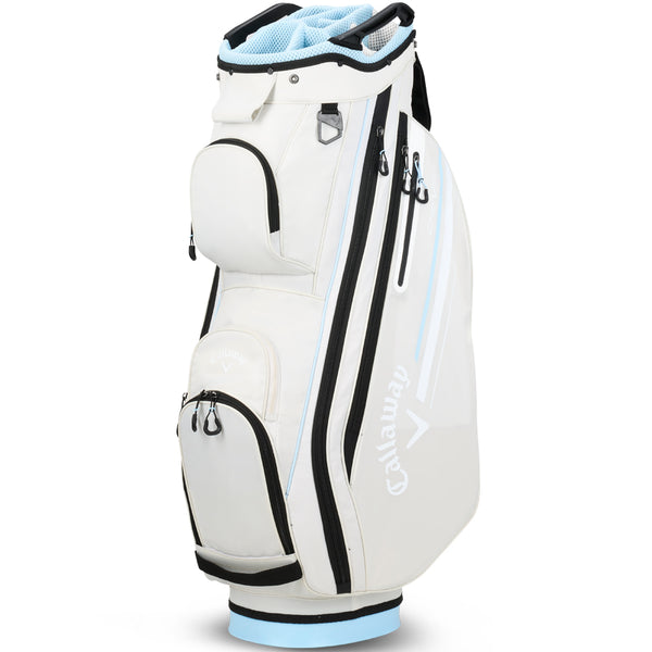 Callaway Chev 14 Plus Cart Bag - Silver/Glacier