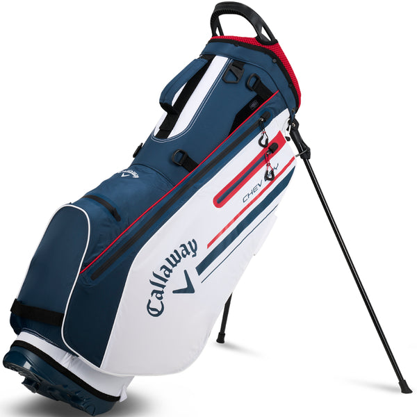 Callaway Chev Dry Waterproof Stand Bag - White/Navy/Red