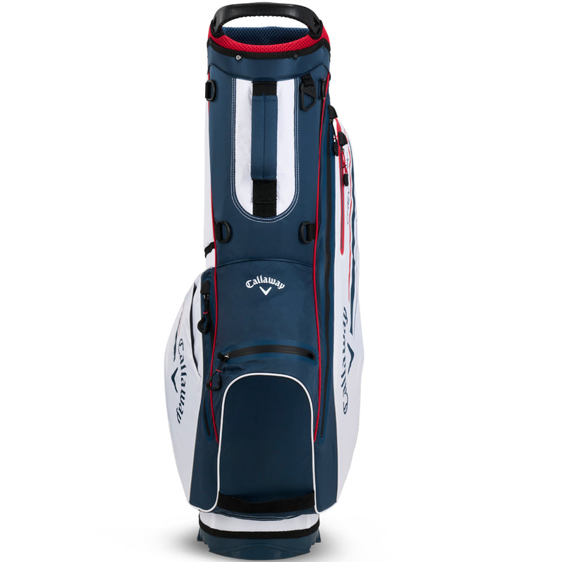 Callaway Chev Dry Waterproof Stand Bag - White/Navy/Red