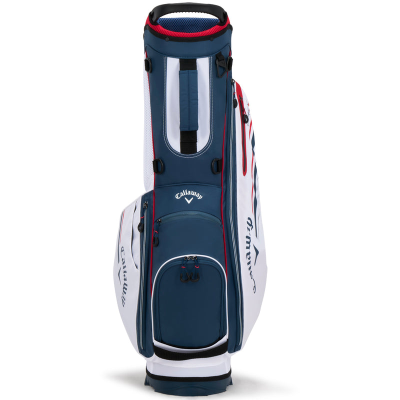 Callaway Chev Stand Bag - Navy/White/Red