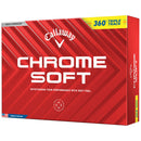 Callaway Chrome Soft 360 Triple Track Golf Balls - Yellow - 12 Pack