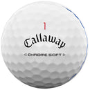 Callaway Chrome Soft Triple Track Golf Balls - White - 12 Pack