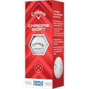 Callaway Chrome Soft Triple Track Golf Balls - White - 12 Pack