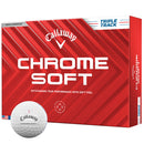 Callaway Chrome Soft Triple Track Golf Balls - White - 12 Pack