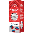 Callaway Chrome Soft TruTrack Golf Balls - White - 12 Pack
