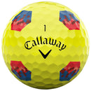 Callaway Chrome Soft TruTrack Golf Balls - Yellow - 12 Pack