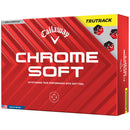 Callaway Chrome Soft TruTrack Golf Balls - Yellow - 12 Pack