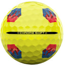 Callaway Chrome Soft TruTrack Golf Balls - Yellow - 12 Pack